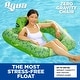 preview thumbnail 2 of 4, Aqua Leisure Zero Gravity Inflatable Swimming Pool Lounge Chair Float, Green - 1 Pack