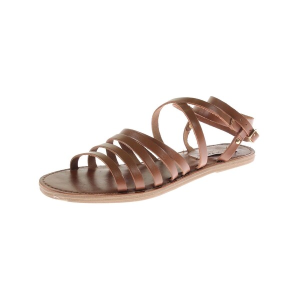 caged toe flat sandals