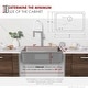 preview thumbnail 11 of 27, STYLISH 27"L x 18"W Stainless Steel 18 Gauge Single Basin Undermount Kitchen Sink with Basket Strainer