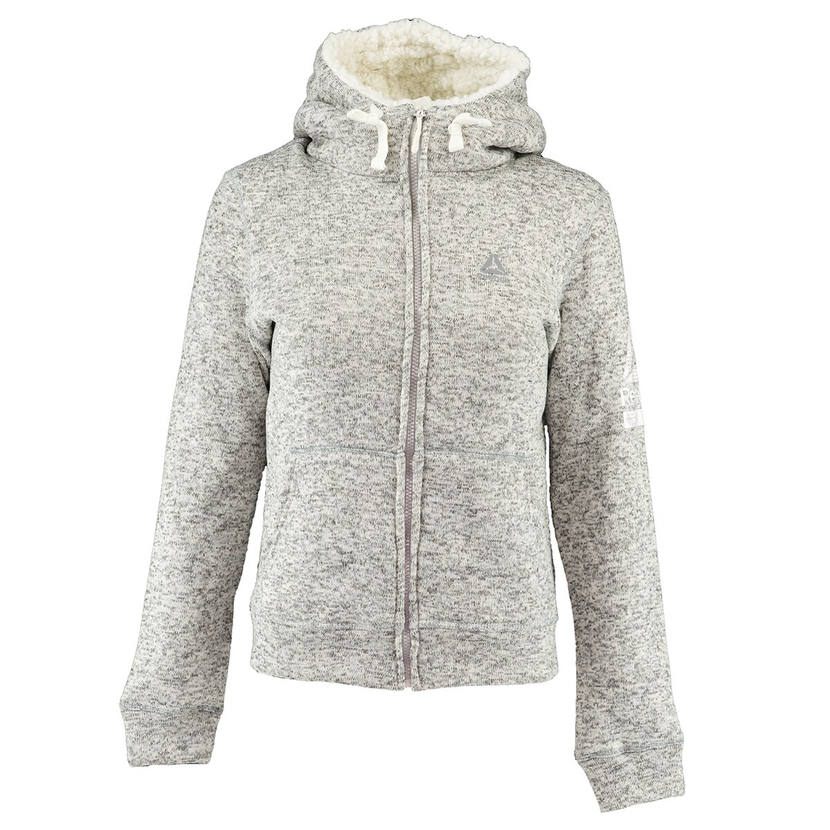 reebok women's fleece popover lace up hoodie