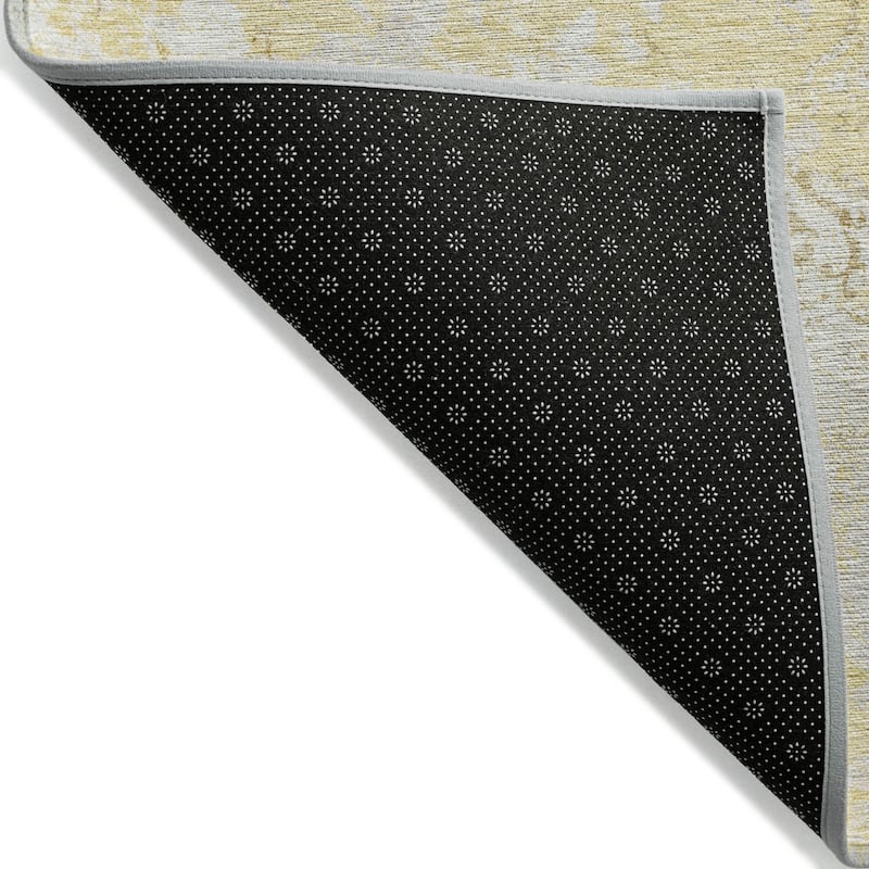 HomeRoots Floral Transitional Rectangle Outdoor Rug