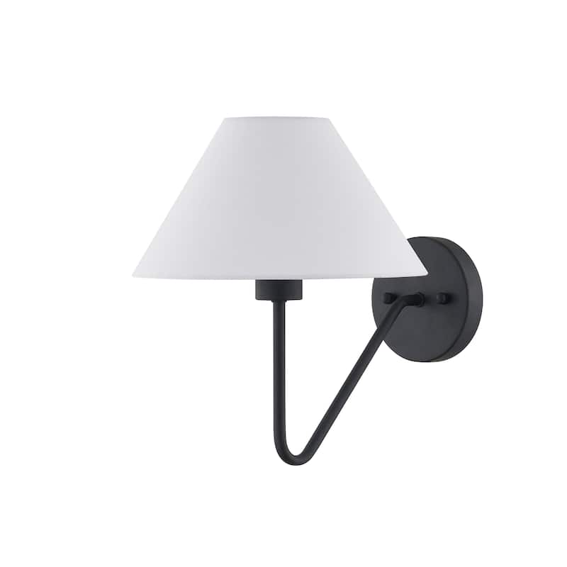 Rowan Metal Wall Sconce, Black