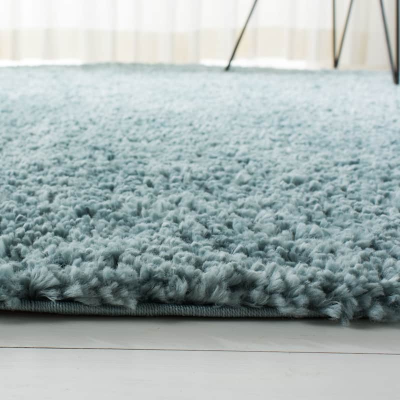 SAFAVIEH August Wilhelma Shag Solid 1.2-inch Thick Area Rug