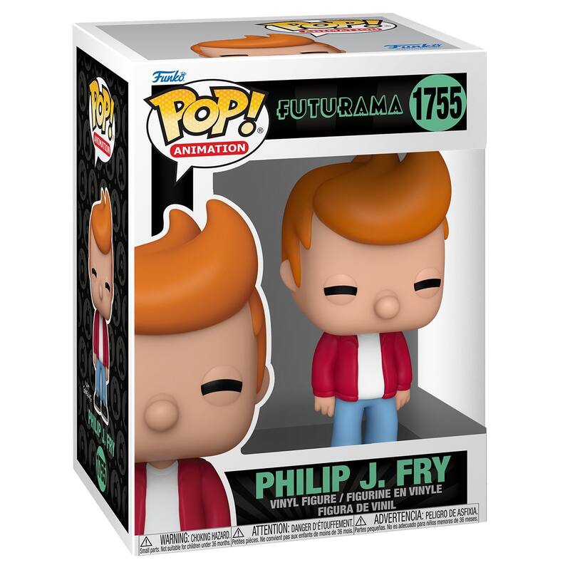 Funko POP! Animation Futurama Philip J. Fry 3.75" Vinyl Figure (#1755) - Multi-Color