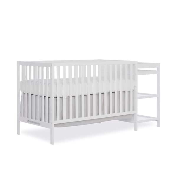 slide 2 of 5, Dream On Me Synergy 5-in-1 Convertible Crib And Changer - White White