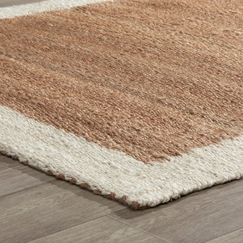 Frame Natural Jute Area Rug by Kosas Home