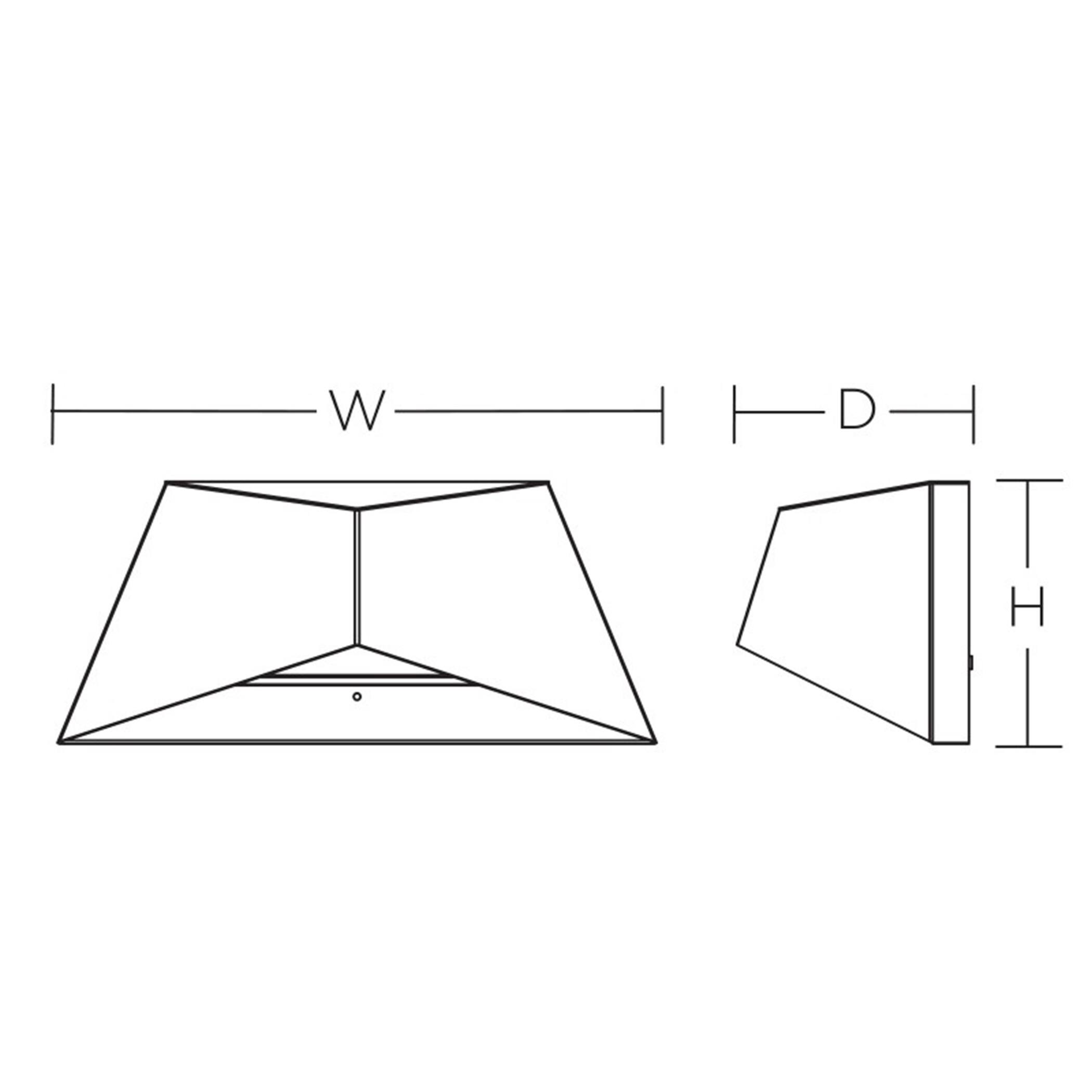 Nome 1light Black LED Outdoor Sconce with Frosted Glass Shade by