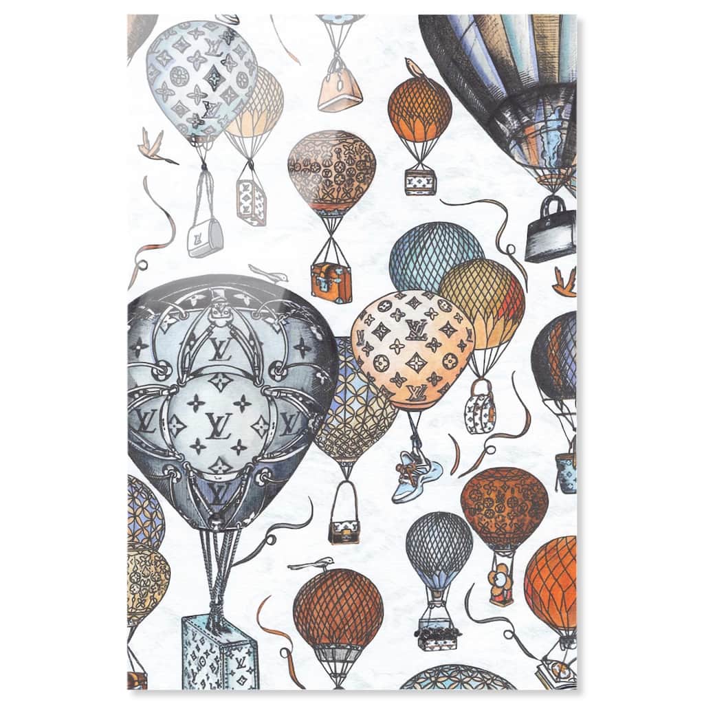 Doll Memories - Fashion Balloons Acrylic by Art Remedy, Ready to Hang