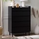 preview thumbnail 16 of 37, Walker Edison Modern Gallery Top Solid Wood Chest