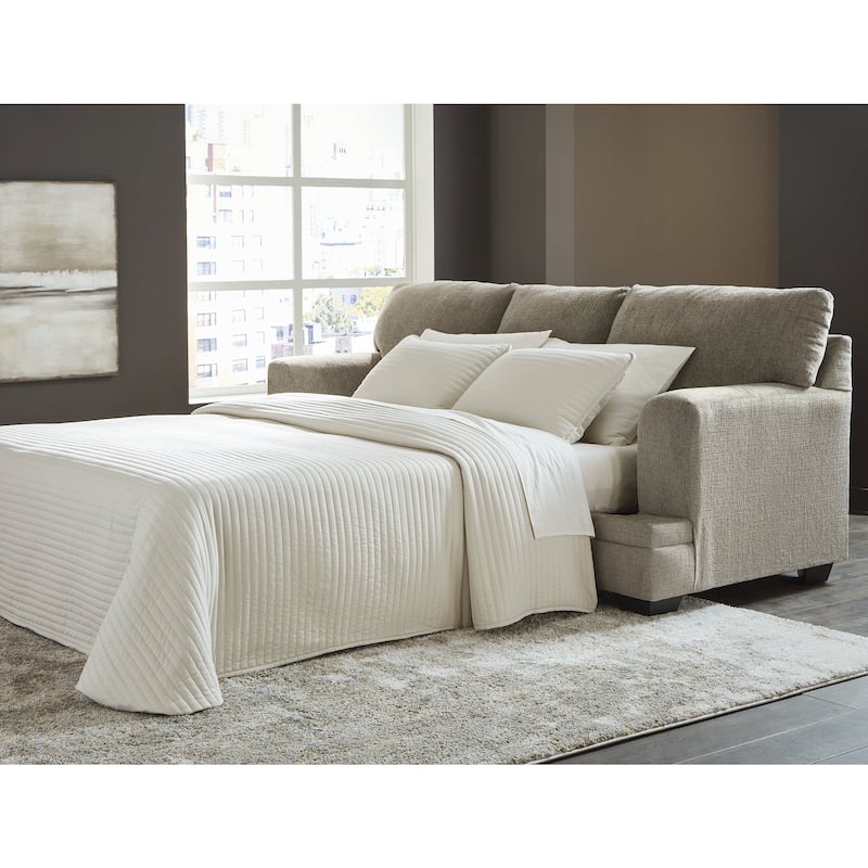 Signature Design by Ashley Stonemeade Queen Sofa Sleeper - 92" W x 41" D x 39" H - Taupe