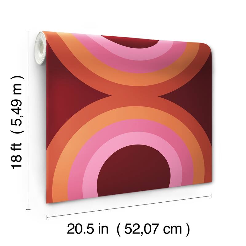 Very Gay Paint Sir Culls Pink Peel and Stick Wallpaper