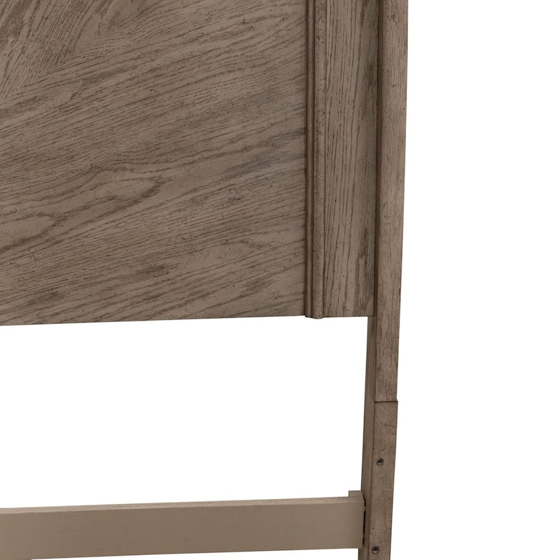 Avalon Burnished Beige Oak Panel Headboard, Queen or King