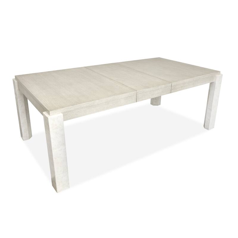 Magnussen Home Lorelei Misty Cloud Extendable Rectangular Dining Table - 44''W x 68''D x 29.75''H