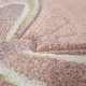 preview thumbnail 6 of 7, Kids Room Rug with Butterflies and pink Flowers in Pastel Colors