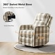 preview thumbnail 24 of 48, Diana Modern Polyester 360-degree Swivel Rocker Recliner Set of 2 by HULALA HOME