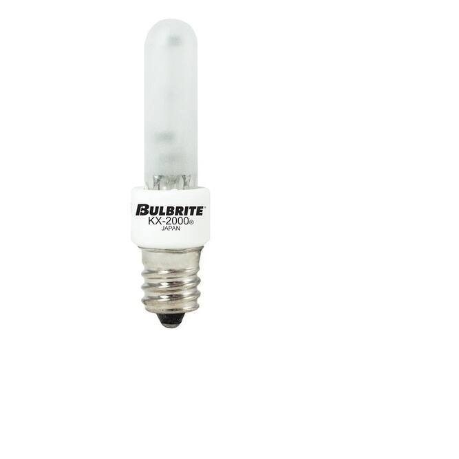 Bulbrite Pack of (2) Dimmable T3 Candelabra (E12) Krypton Bulb