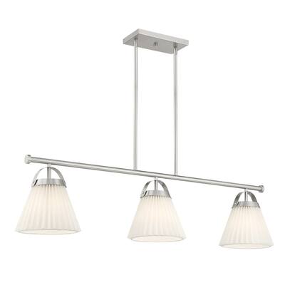 Bellevue SHCH39948 3 Light 39" Wide Linear Chandelier with