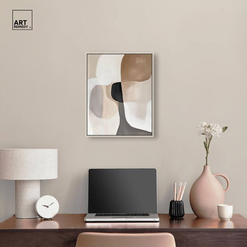 Curvilinear Composition II Canvas by Art Remedy
