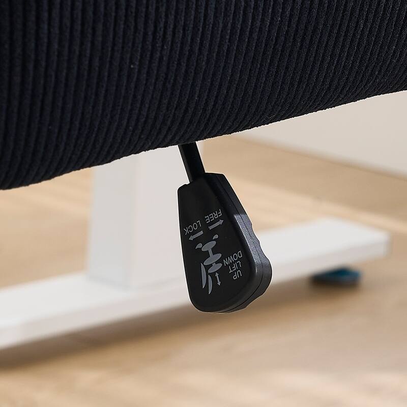 Mid-back liftable Office chair, Striped Fabric, ergonomically designed, The mid-back design provides a better sitting experience