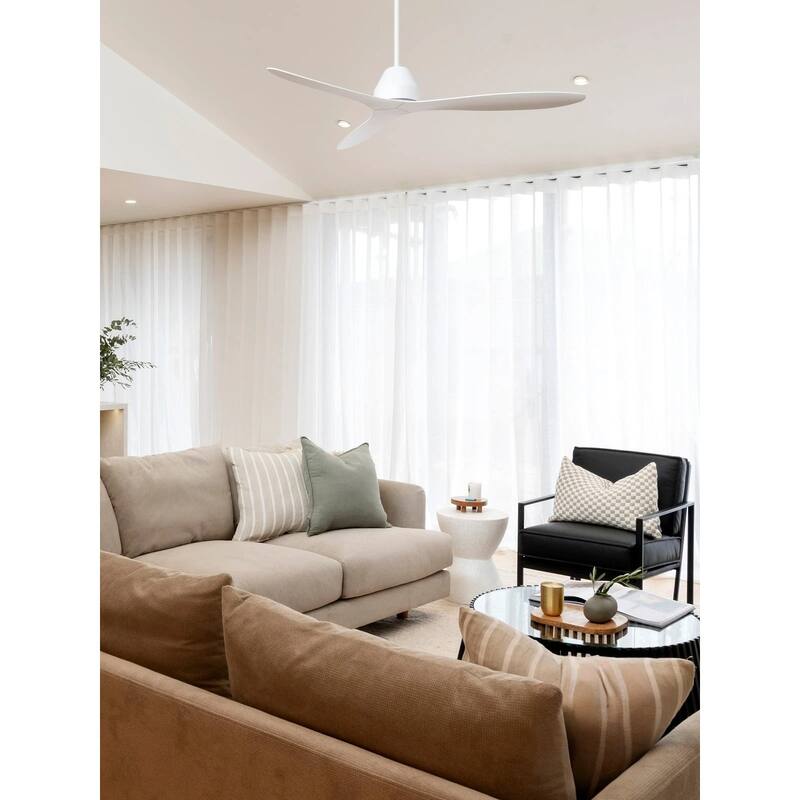 Lucci Air Whitehaven 56" Smart WiFi Controlled In&Outdoor Ceiling Fan
