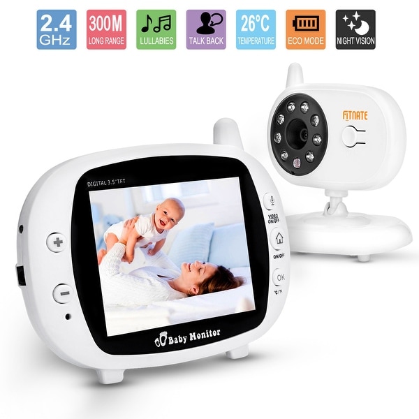 wireless digital video baby monitor 3.5 inch tft