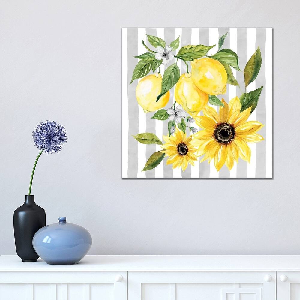 iCanvas "Lemons and Sunflowers II" by Carol Robinson Canvas Print
