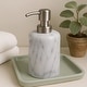 preview thumbnail 7 of 8, Creative Home Spa Collection Natural White Marble Liquid Soap Dispenser, Lotion Dispenser