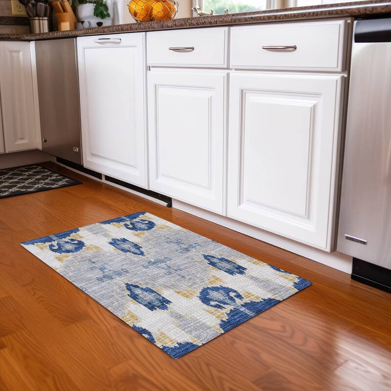 Machine Washable Indoor/ Outdoor Chantille Global Boho Rug