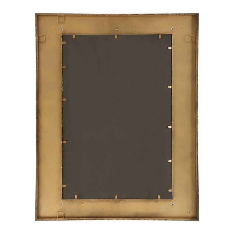 Uttermost Around The Bend Golden Bronze Mirror - 35.38" W x 44.88" H x 3.75" D