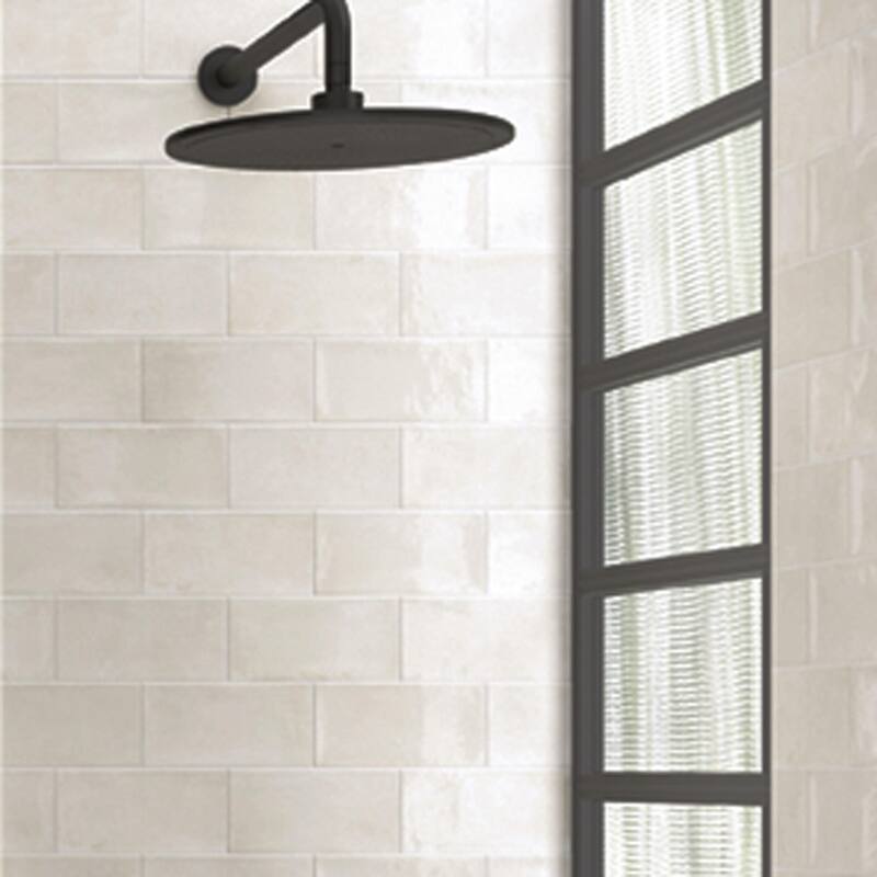 Merola Tile Camden Antique Bianco 4" x 8" Ceramic Wall Tile