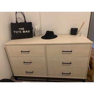 Novogratz kelly 6 online drawer dresser