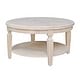 preview thumbnail 4 of 24, Vista Round Coffee Table Unfinished
