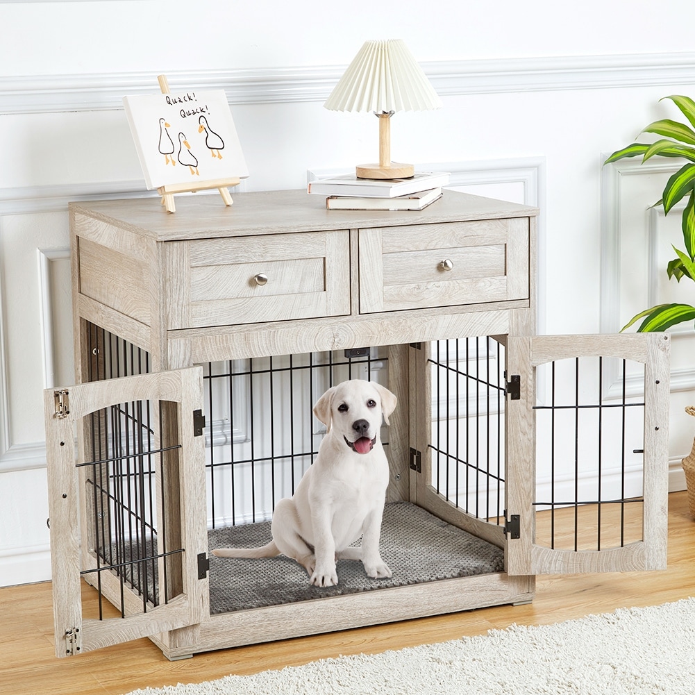 Indoor dog hot sale crate furniture