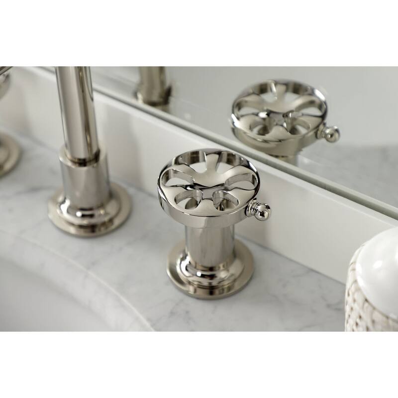 Kingston Brass Belknap 1.2 GPM Widespread Bathroom Faucet with Pop-Up