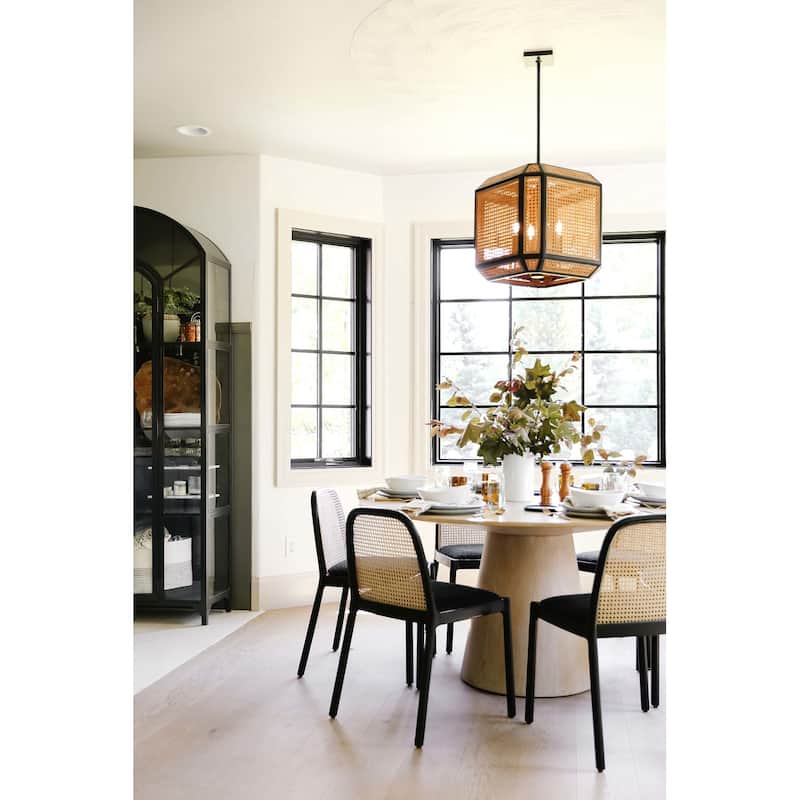 Hudson Valley Lighting Georgia 4 Light 18" Wide LED Cage Pendant