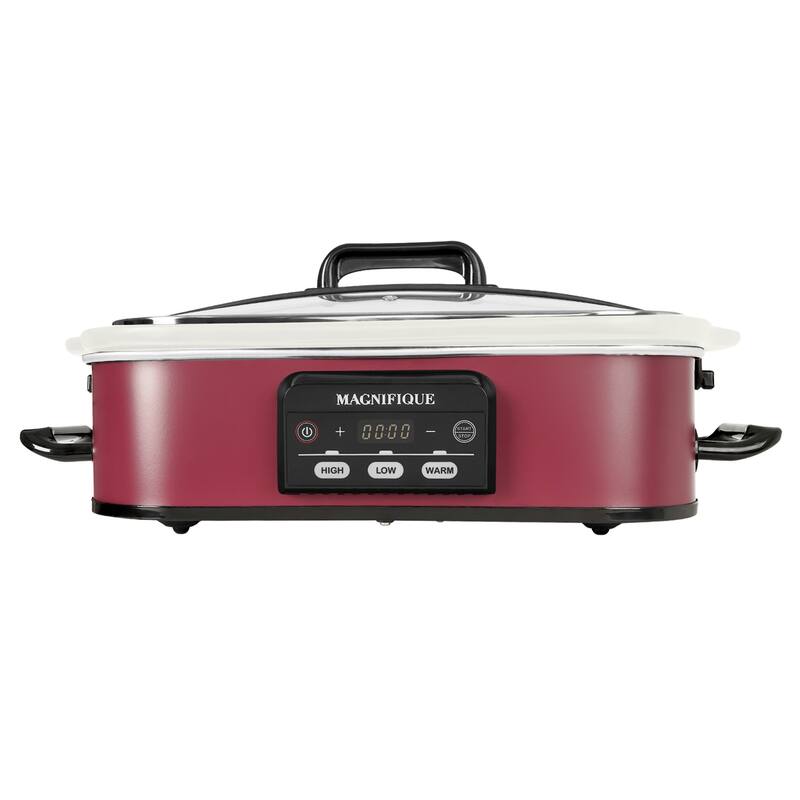 MAGNIFIQUE Programmable Slow Cooker with Non-Stick Pot