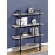 preview thumbnail 3 of 3, Modern Industrial Design Home Office Collection with Metal Pipe Frame Bookcase Only