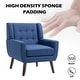 preview thumbnail 23 of 59, Morden Cotton Linen Upholstered Armchair
