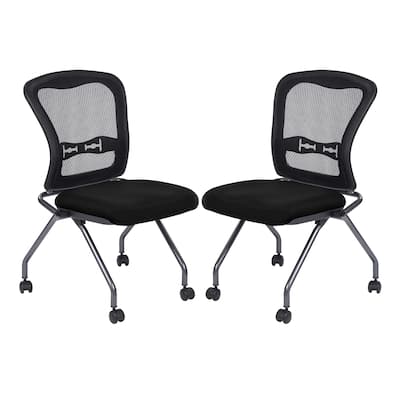 Pro-Line II Deluxe Armless Folding Chair With ProGrid® Back