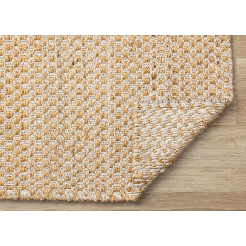 Jute Collection - Natural Handmade Light Oak Area Rug