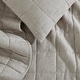 preview thumbnail 17 of 16, Calvin Klein Melange Cotton Flannel Solid Reversible Quilt