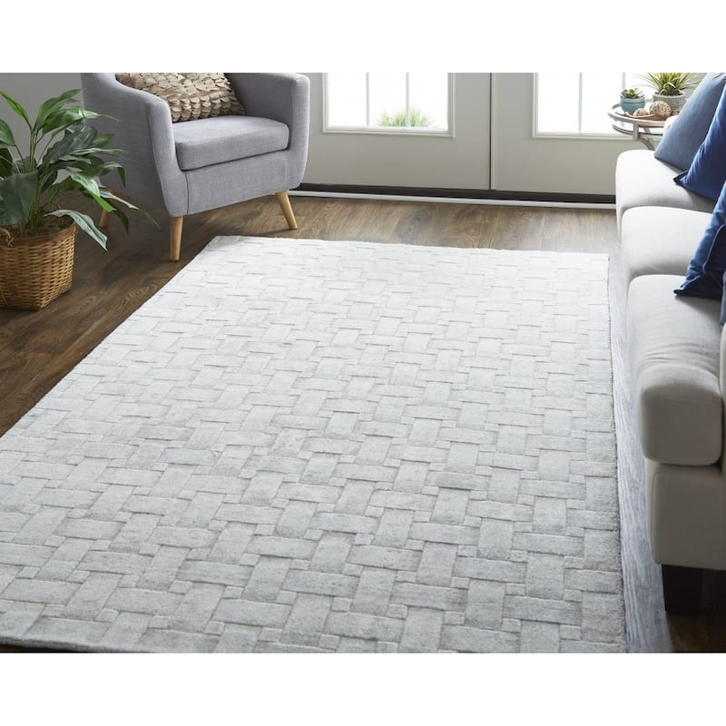Vidu Woven Area Rug By HomeRoots - 5' x 8'