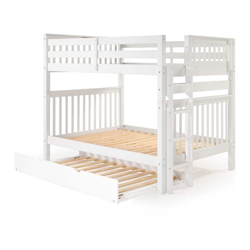 Taylor & Olive Trillium Full over Full Bunk Bed, Twin Trundle