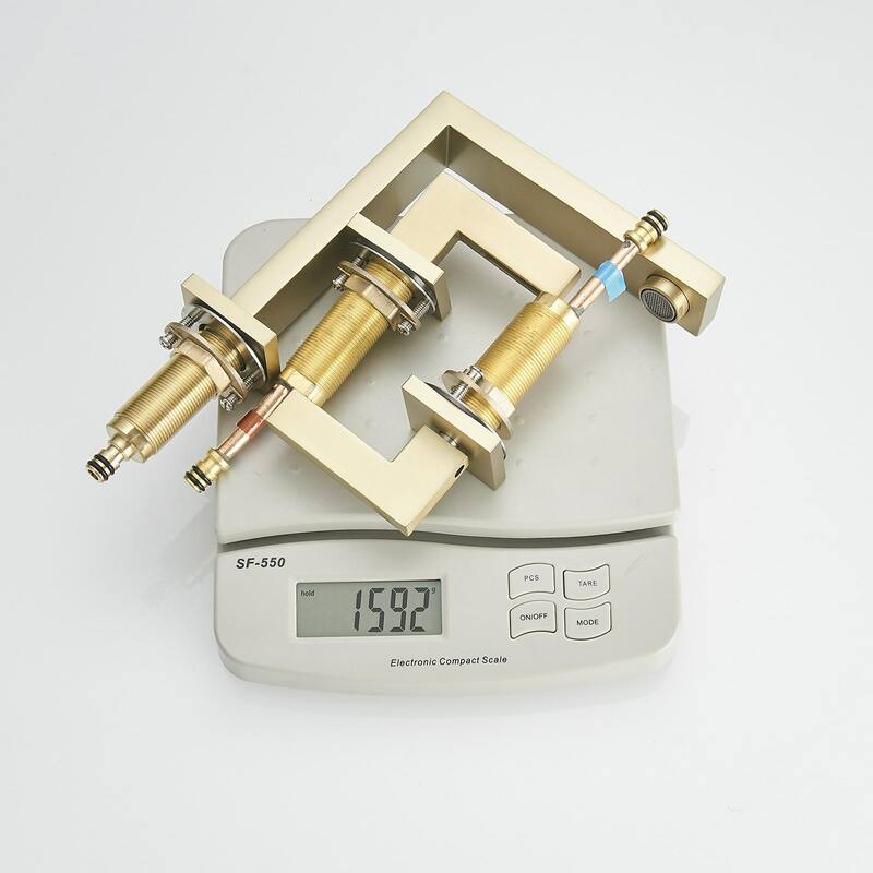 WIZ 8 in. Widespread Double Handle Bathroom Faucet With Pop-up Drain