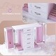 preview thumbnail 15 of 23, Stufurhome Solid Wooden Jewelry Box with 5-Drawers Built-in Necklace hook and Mirror Brown