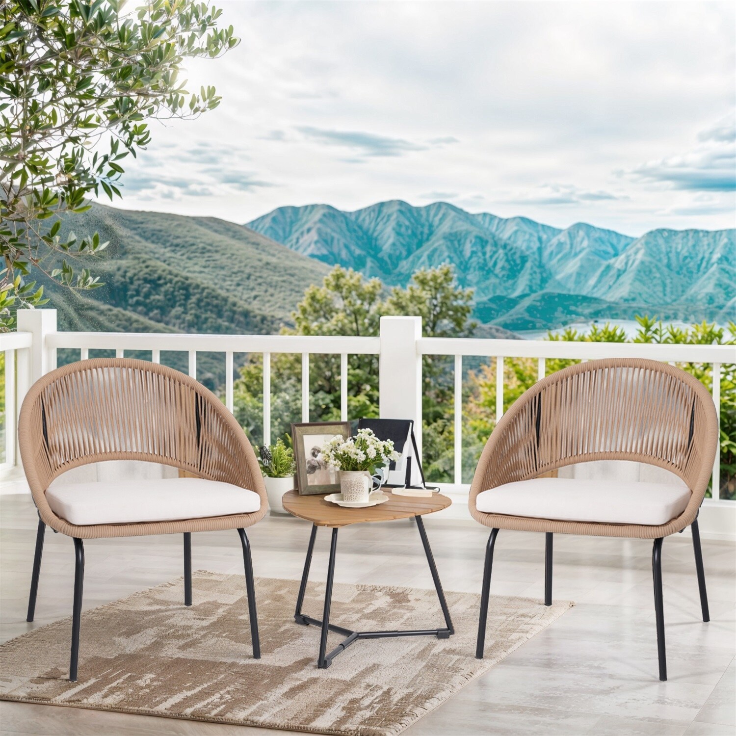 Mid Century Modern Outdoor Bistro Sets Bed Bath Beyond