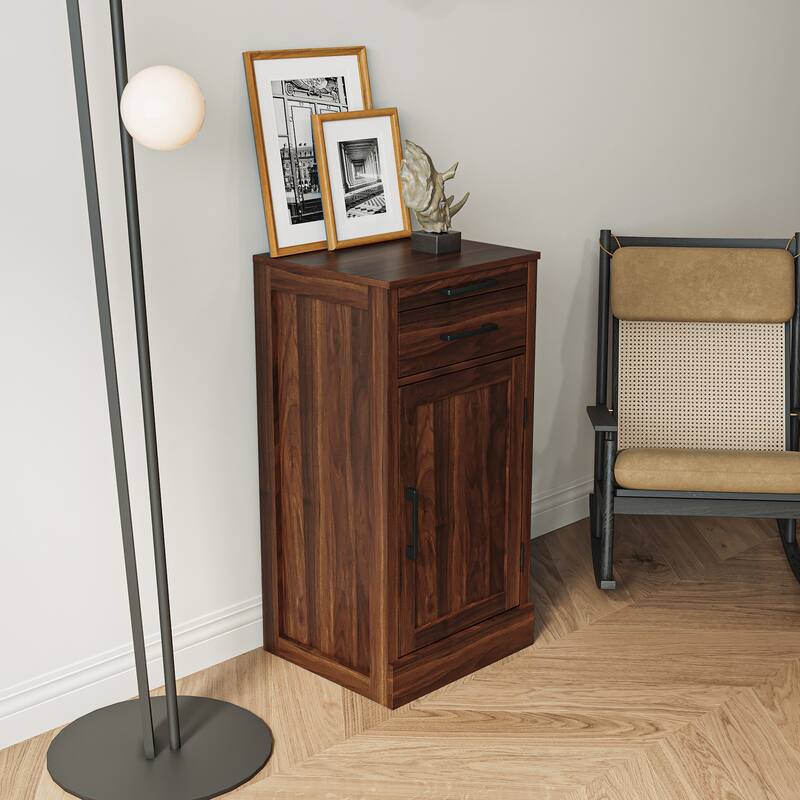White color modular wine bar cabinet Buffet Cabinet with Hutch for Dining Room
