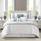 preview thumbnail 42 of 53, Nanshing Krystel 7 Piece Boho Chic Comforter Set Blue - California King
