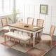 preview thumbnail 12 of 38, 2pc Oval Side Chairs with Round Hollow Back & Solid Wood Legs