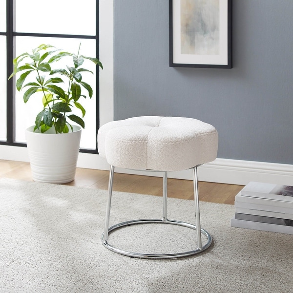 Bonnie Sherpa Daisy Vanity Stool On Sale Bed Bath Beyond